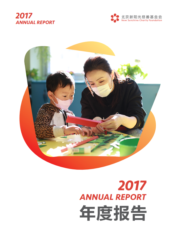 北京新阳光慈善基金会2017年度工作报告 
